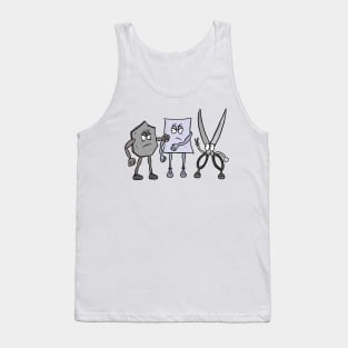 rock, paper and scissors Tank Top